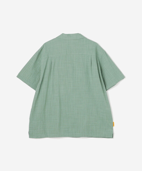 Bshop（ビショップ）の「ROUND TWO | オープンカラー 半袖シャツ MEN（シャツ/ブラウス・メンズ・グリーン・M/L）」の3枚目の写真