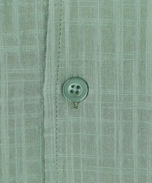 Bshop（ビショップ）の「ROUND TWO | オープンカラー 半袖シャツ MEN（シャツ/ブラウス・メンズ・グリーン・M/L）」の7枚目の写真
