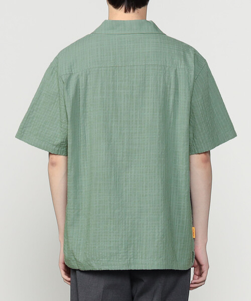 Bshop（ビショップ）の「ROUND TWO | オープンカラー 半袖シャツ MEN（シャツ/ブラウス・メンズ・グリーン・M/L）」の12枚目の写真