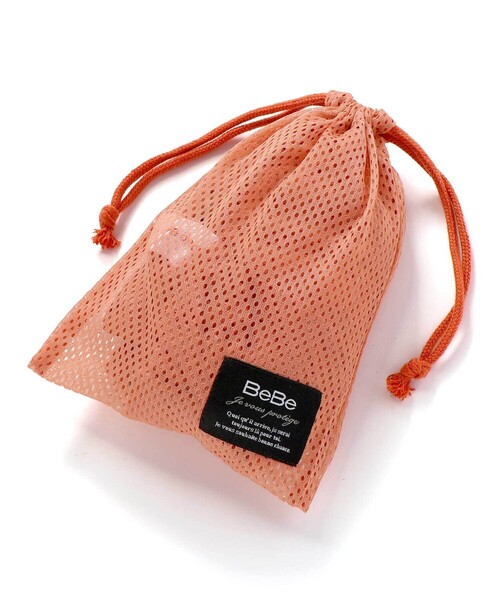 BeBe（ベベ）の「【防虫加工】メッシュロゴテープパーカー・巾着付き(90~140cm)（パーカー・キッズ・オレンジ/ネイビー・110cm/120cm/130cm/140cm/100cm）」の19枚目の写真