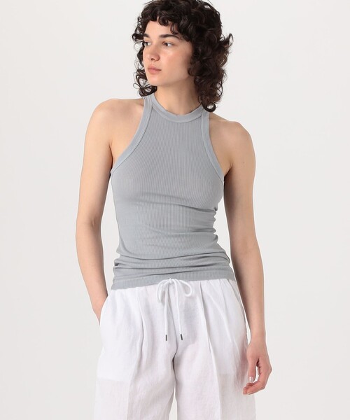 JAMES PERSE（ジェームスパース）の「コットンリブジャージー タンクトップ  WNL3625（タンクトップ・レディース・グレー/ライトベージュ・0/2/1）」の11枚目の写真