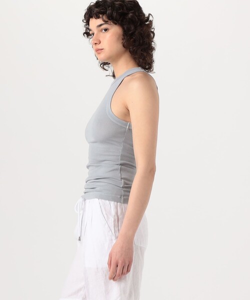 JAMES PERSE（ジェームスパース）の「コットンリブジャージー タンクトップ  WNL3625（タンクトップ・レディース・グレー/ライトベージュ・0/2/1）」の10枚目の写真