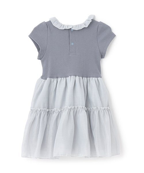 petit main（プティマイン）の「【リンク】オーガンジーワンピース(キッズ)（ワンピース・キッズ・ライトピンク/ライトブルー・90cm/80ｃｍ/110cm/100cm/120cm/130cm）」の14枚目の写真