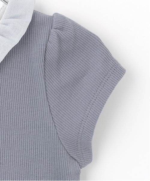 petit main（プティマイン）の「【リンク】オーガンジーワンピース(キッズ)（ワンピース・キッズ・ライトピンク/ライトブルー・90cm/80ｃｍ/110cm/100cm/120cm/130cm）」の4枚目の写真