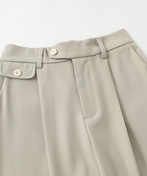 aimoha(アイモハ)の「ワイドタックスラックスパンツ(スラックス・メンズ・ブラック/チョコ/ライトベージュ/ベージュ・LARGE/MEDIUM)」の10枚目の写真