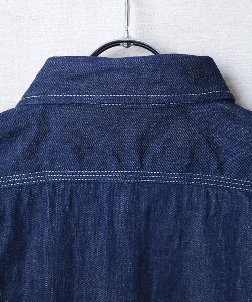 KATO`（カトー）の「【KATO'/カトー】3ST WORK SHIRTS ライトオンス 8oz ミリタリー デニム シャツ KS007OW（シャツ/ブラウス・メンズ・ワンウォッシュ・SMALL/MEDIUM）」の11枚目の写真