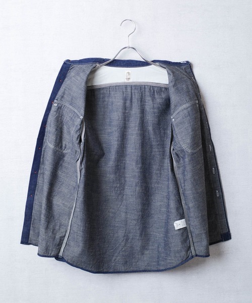 KATO`（カトー）の「【KATO'/カトー】3ST WORK SHIRTS ライトオンス 8oz ミリタリー デニム シャツ KS007OW（シャツ/ブラウス・メンズ・ワンウォッシュ・SMALL/MEDIUM）」の12枚目の写真