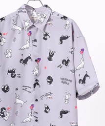 Candy Fantasy（キャンディーファンタジー）の「総柄 アニマルプリント S/Sシャツ（シャツ/ブラウス）」