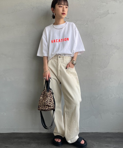 FUNG（ファング）の「[FUNG/ファング] VACATION カットオフ プリントＴシャツ（Tシャツ/カットソー・レディース・ホワイト・M）」の21枚目の写真