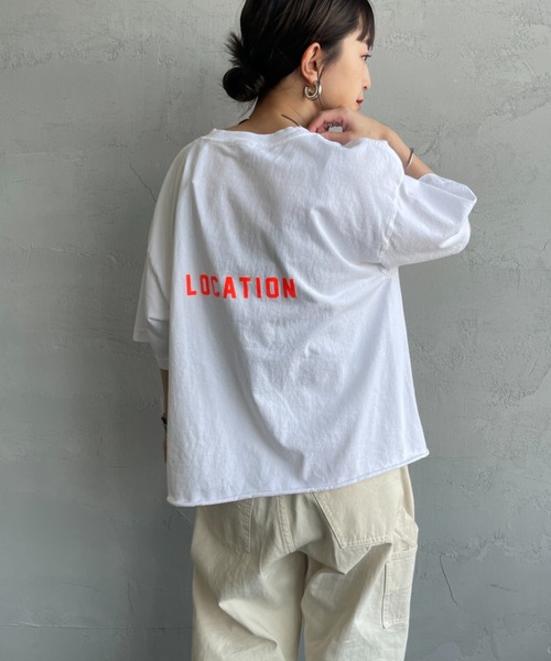 FUNG（ファング）の「[FUNG/ファング] VACATION カットオフ プリントＴシャツ（Tシャツ/カットソー・レディース・ホワイト・M）」の17枚目の写真