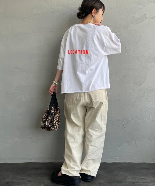 FUNG（ファング）の「[FUNG/ファング] VACATION カットオフ プリントＴシャツ（Tシャツ/カットソー・レディース・ホワイト・M）」の14枚目の写真