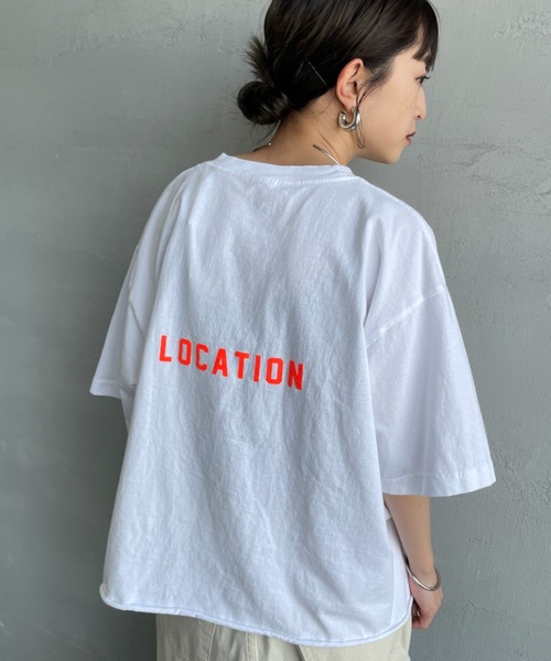 FUNG（ファング）の「[FUNG/ファング] VACATION カットオフ プリントＴシャツ（Tシャツ/カットソー・レディース・ホワイト・M）」の12枚目の写真
