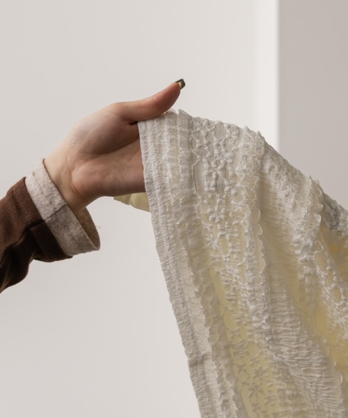 CLETTE(クレット)の「フリルレースナロースカート(スカート・レディース・ブラック/アイボリー・4L/3L/LL)」の17枚目の写真