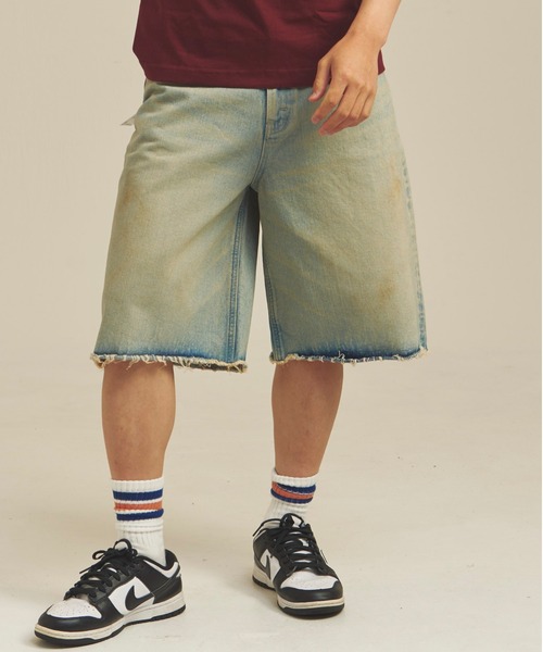 ★LEE★ワイド ショートデニムパンツ セール】LEE-RIDER WIDE SHORTS（デニムパンツ）｜Lee（リー）の