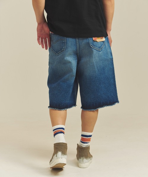 ★LEE★ワイド ショートデニムパンツ セール】LEE-RIDER WIDE SHORTS（デニムパンツ）｜Lee（リー）の