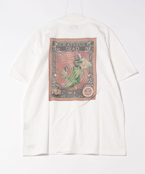 Grateful Dead(グレイトフルデッド)の「RIVER SIDE CULTURE/GRATEFUL DEAD×RSC(グレイトフルデッド) SKULL ROCK Tシャツ (M4)(Tシャツ/カットソー・メンズ・チャコールグレー/ホワイト・X-LARGE/LARGE/MEDIUM)」の3枚目の写真