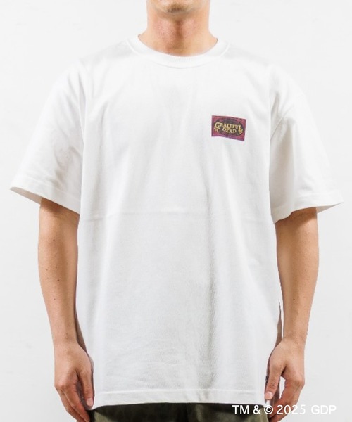 Grateful Dead(グレイトフルデッド)の「RIVER SIDE CULTURE/GRATEFUL DEAD×RSC(グレイトフルデッド) SKULL ROCK Tシャツ (M4)(Tシャツ/カットソー・メンズ・チャコールグレー/ホワイト・X-LARGE/LARGE/MEDIUM)」の2枚目の写真