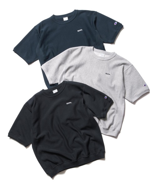 絶対一番安い Champion SWEAT（Tシャツ CREWNECK S/S BASIC WEAVE REVERSE トップス