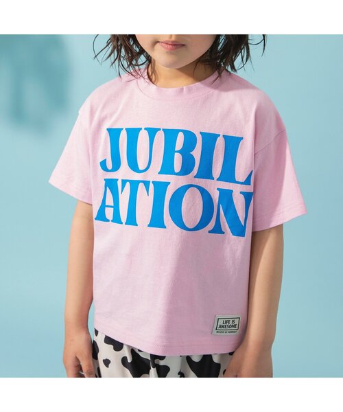 BREEZE（ブリーズ）の「ビッグロゴ半袖Tシャツ（Tシャツ/カットソー・キッズ・ライム/ピンク/オフホワイト/チャコール・140/130/120/110/100/90/80）」の6枚目の写真