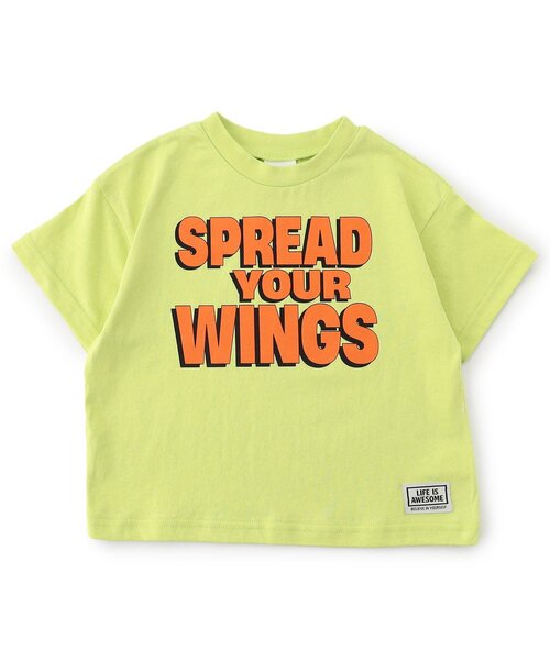 BREEZE（ブリーズ）の「ビッグロゴ半袖Tシャツ（Tシャツ/カットソー・キッズ・ライム/ピンク/オフホワイト/チャコール・140/130/120/110/100/90/80）」の19枚目の写真