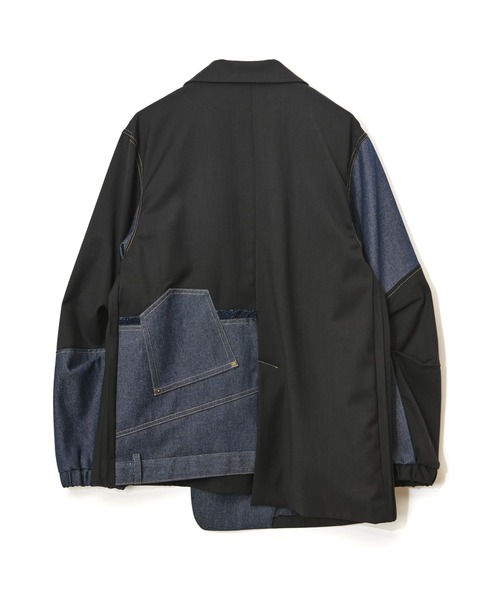 user_4ebeb411 　AULA AILA別注デニムコンビジャケット DENIM COMBINATION BLOUSON(25SS) — aulaaila
