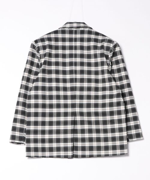 DURAS(デュラス)の「チェックダブルジャケット(テーラードジャケット・レディース・ブラック×ホワイト・FREE)」の3枚目の写真