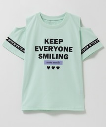 NAVY | NAVY ドライなラッシュガード仕様 ドライタッチ 肩あきTシャツ(Tシャツ/カットソー)