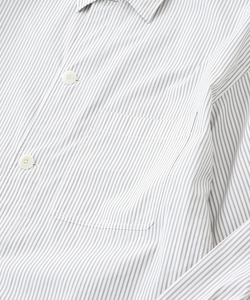 LEMAIRE(ルメール)の「LEMAIRE (ルメール) PYJAMA SHIRT/SH1177LF1409(シャツ/ブラウス・メンズ・アイボリー・MEDIUM/LARGE)」の3枚目の写真