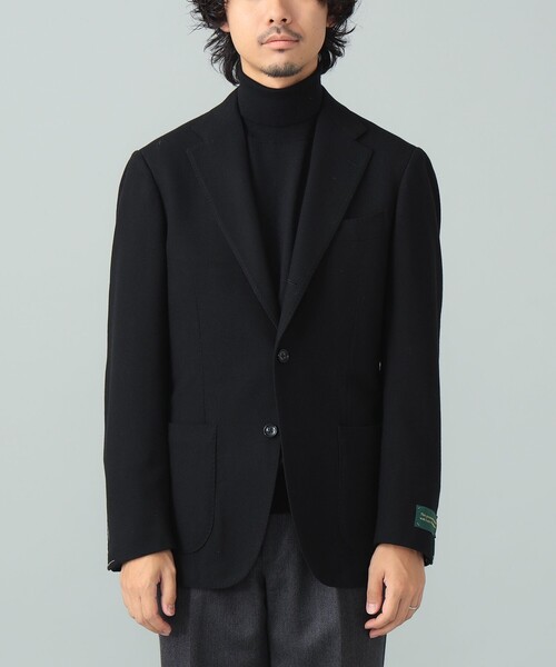 BRILLA per il gusto（ブリッラペルイルグースト）の「LORO PIANA FABRIC ストレッチウール ソリッド ジャケット（その他アウター・メンズ・ブラック・48/46/44）」の14枚目の写真