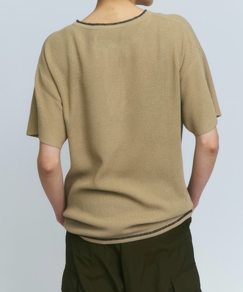 THE CLE（ザクレ）の「HENLEY NECK POLO SHIRT（ニット/セーター・メンズ・アイボリー/ブラック/チャコール・SMALL/MEDIUM/LARGE）」の20枚目の写真
