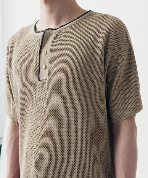 kurly様 HENLEY NECK POLO SHIRT（ニット/セーター）｜THE CLE（ザクレ