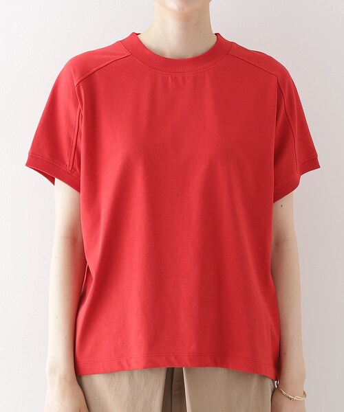 THE SHOP TK (ザ ショップ ティーケー )の「フレンチ袖プルオーバー【毛玉になりにくい/接触冷感/UV/洗濯機OK】(Tシャツ/カットソー・レディース・オフホワイト/ブラック/ライトパープル/ワインレッド・12/13)」の21枚目の写真