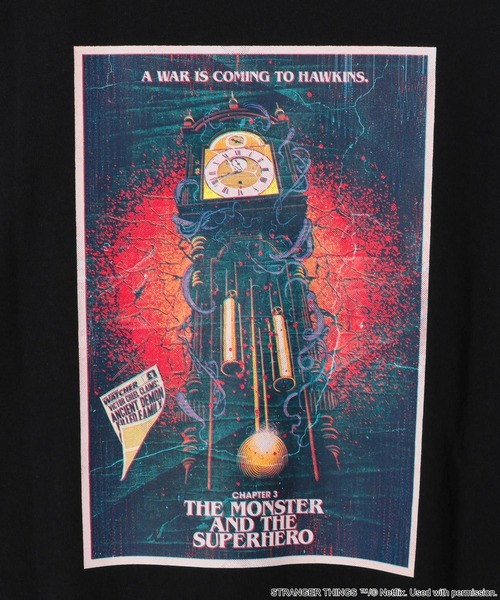 niko and...(ニコアンド)の「【STRANGER THINGS】コラボ アソートプリントTシャツ season3(Tシャツ/カットソー・メンズ・その他2/その他1/ブラック/オフホワイト・LARGE/MEDIUM)」の5枚目の写真