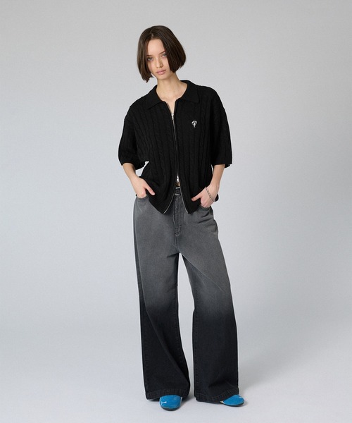 DOUBLE-ZIP KNIT SHIRT / ダブルジップニットシャツ（シャツ