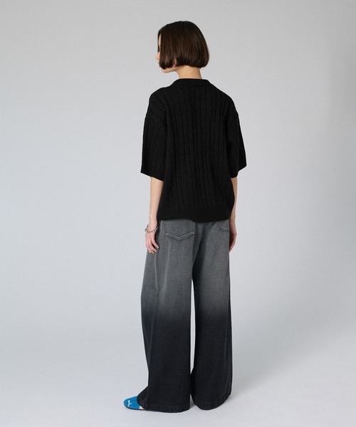 DOUBLE-ZIP KNIT SHIRT / ダブルジップニットシャツ（シャツ