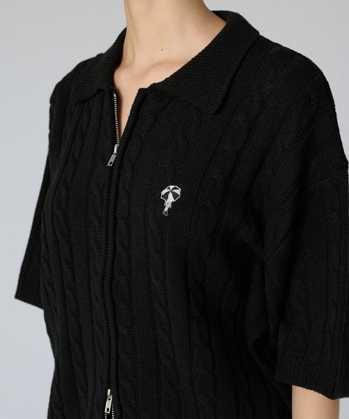 DOUBLE-ZIP KNIT SHIRT / ダブルジップニットシャツ（シャツ
