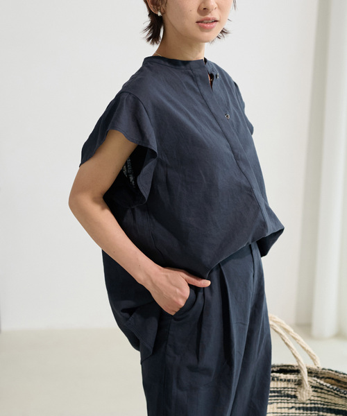 JOURNAL STANDARD relume ショートスリーブブラウス JOURNAL STANDARD relume｜《WEB限定追加》リネンコットン