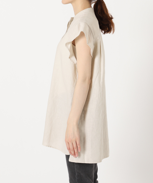 JOURNAL STANDARD relume ショートスリーブブラウス WEB限定追加》リネンコットンショートスリーブブラウス（シャツ