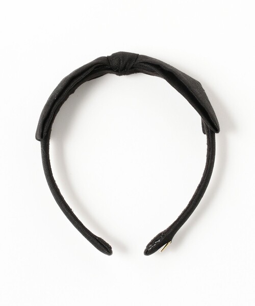 こども ビームス（コドモビームス）の「lusikka / リネン カトリーヌ カチューシャ 2025（カチューシャ・キッズ・ブラック/ダークブラウン・ONE SIZE）」の3枚目の写真
