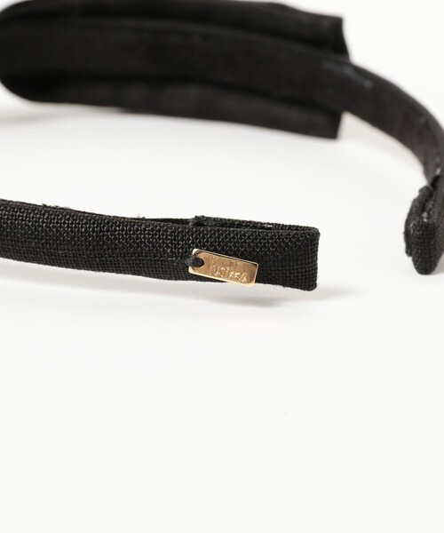 こども ビームス（コドモビームス）の「lusikka / リネン カトリーヌ カチューシャ 2025（カチューシャ・キッズ・ブラック/ダークブラウン・ONE SIZE）」の4枚目の写真