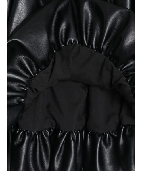 CALNAMUR（カルナムール）の「フェイクレザーバルーンミニスカート（スカート・レディース・ブラック/ブラウン/アイボリー・FREE）」の13枚目の写真