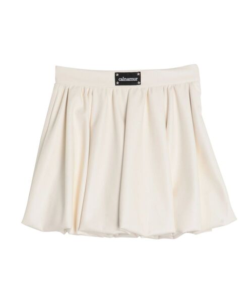 CALNAMUR（カルナムール）の「フェイクレザーバルーンミニスカート（スカート・レディース・ブラック/ブラウン/アイボリー・FREE）」の8枚目の写真