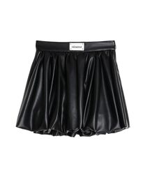 CALNAMUR | フェイクレザーバルーンミニスカート(スカート)