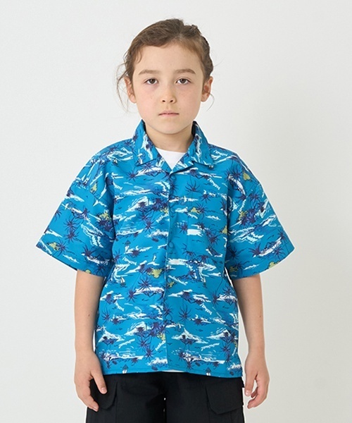 minimal（ミニマル）の「【快適素材】アソートオープンシャツ（シャツ/ブラウス・キッズ・グレイッシュベージュ/ブルー系その他/ネイビー・110cm/120cm/130cm/100cm/140cm）」の7枚目の写真