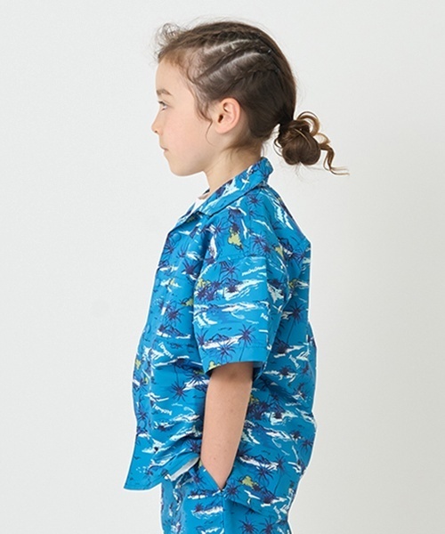 minimal（ミニマル）の「【快適素材】アソートオープンシャツ（シャツ/ブラウス・キッズ・グレイッシュベージュ/ブルー系その他/ネイビー・110cm/120cm/130cm/100cm/140cm）」の6枚目の写真