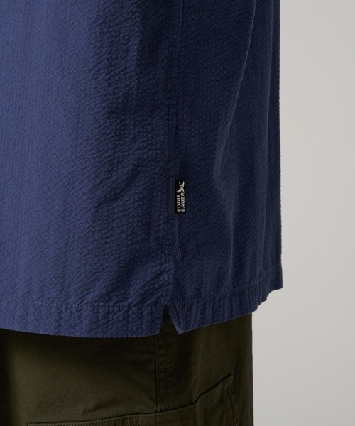 Eddie Bauer(エディーバウアー)の「シアサッカー 半袖シャツ(シャツ/ブラウス・メンズ・チャコールグレー/ホワイト/モスグリーン/コバルトブルー・S/M/L/XL/XXL)」の19枚目の写真