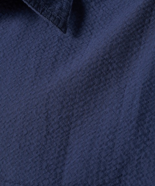 Eddie Bauer(エディーバウアー)の「シアサッカー 半袖シャツ(シャツ/ブラウス・メンズ・チャコールグレー/ホワイト/モスグリーン/コバルトブルー・S/M/L/XL/XXL)」の16枚目の写真