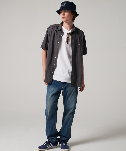 Eddie Bauer(エディーバウアー)の「シアサッカー 半袖シャツ(シャツ/ブラウス・メンズ・チャコールグレー/ホワイト/モスグリーン/コバルトブルー・S/M/L/XL/XXL)」の6枚目の写真