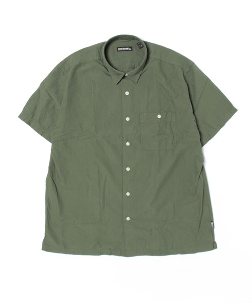 Eddie Bauer(エディーバウアー)の「シアサッカー 半袖シャツ(シャツ/ブラウス・メンズ・チャコールグレー/ホワイト/モスグリーン/コバルトブルー・S/M/L/XL/XXL)」の22枚目の写真