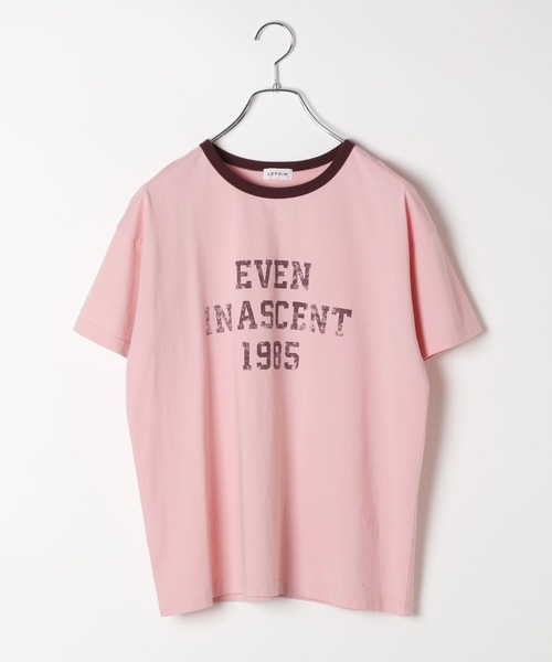 LEPSIM（レプシィム）の「ヴィンテージリンガーT　571246（Tシャツ/カットソー・レディース・ベージュ/チャコールグレー/ピンク・FREE）」の21枚目の写真